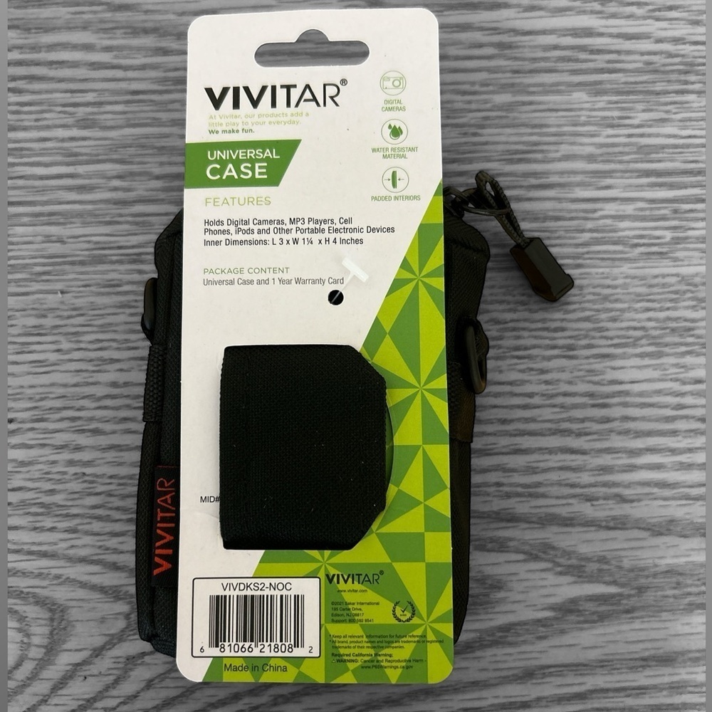 Vivatar Carry On Universal Camera Case Zippered New